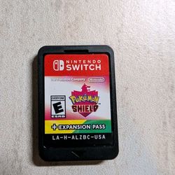 Pokemon shield with expansion pass Nintendo switch game