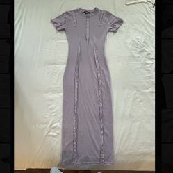  Purple Midi Dress 
