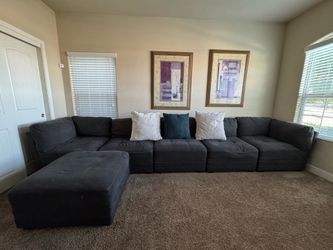 Thomasville Tisdale 6-Piece Fabric Modular Sectional