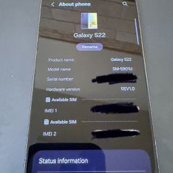Samsung S22- Not Locked