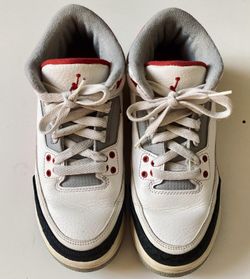 2013 Air Jordan 3 Retro Fire Red Youth GS Size 4.5Y NO BOX