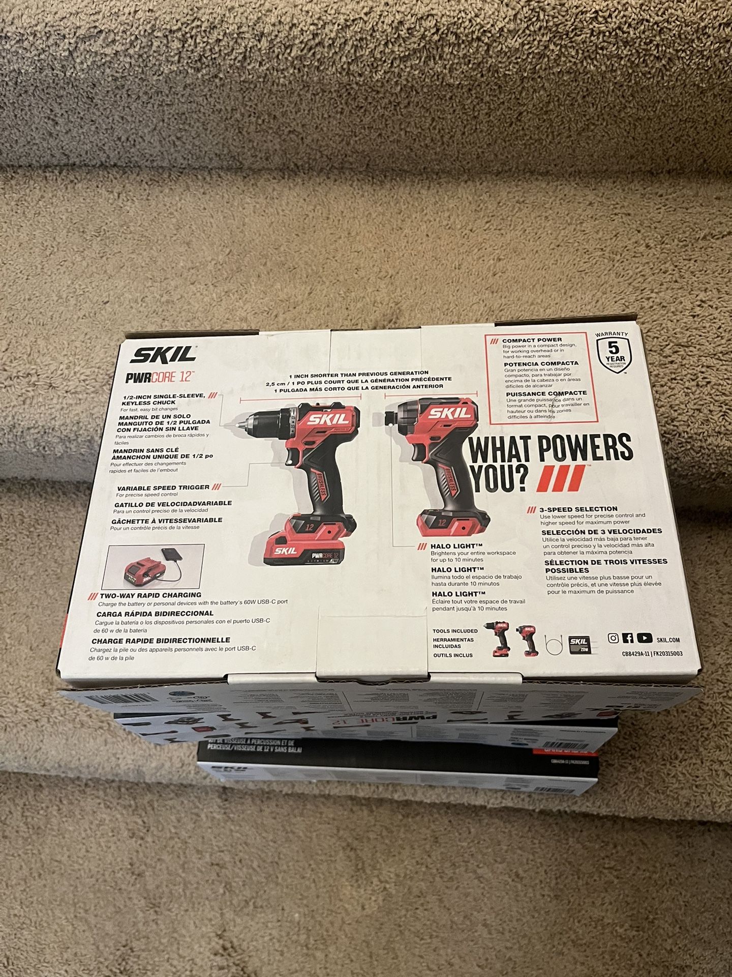 Skil Drill Driver & Impact Driver Kit With one Battery 