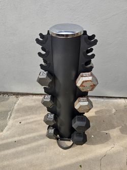 Heavy weight Dumbell set with Verticlw Rack