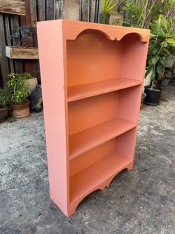 Vintage Mid Century Solid Maple Bookcase