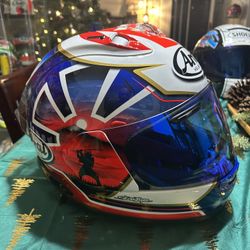 Arai Corsair-X Dani Pedrosa Samurai 2 Motorcycle Helmet - Size XXL