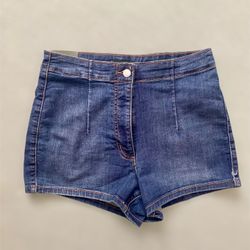 High-Rise Short Blue Jean