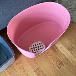 Richell Large Tall-Sided Litter Box Made in the USA