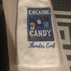 Cocaine Design Car Rags ( ‘minus The Bottom Caption)