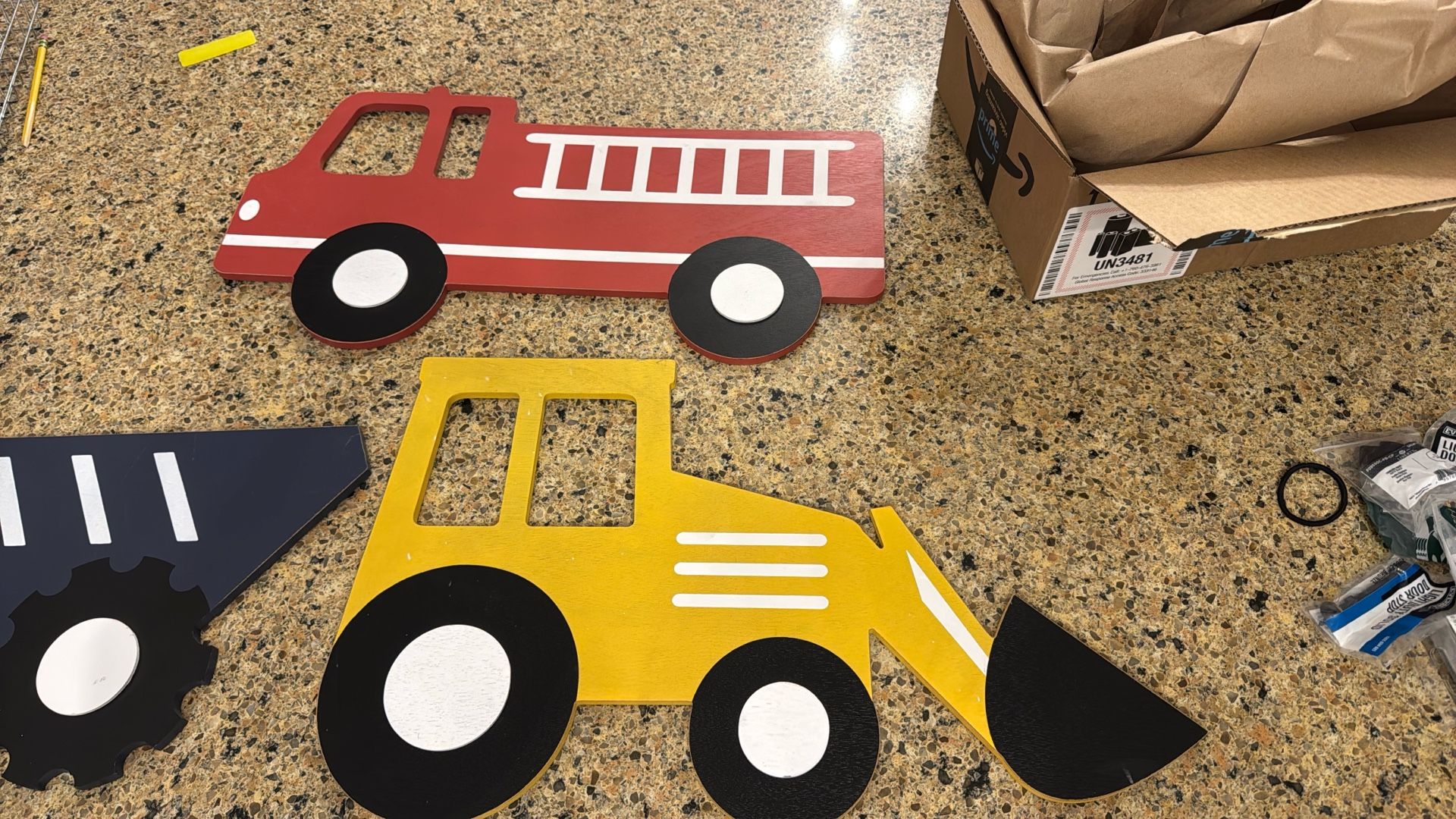 Construction Vehicle Room Decor 