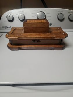 Vintage Wood Boho Jewelry Box 
