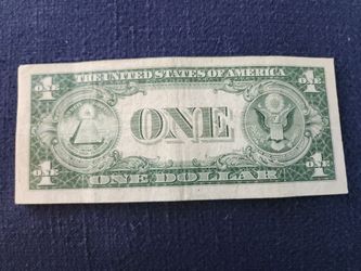 1935 "Godless" Collectible Silver Blue Certificate Bill