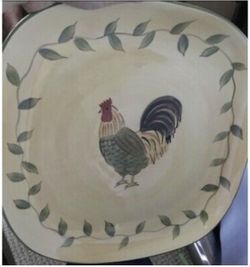 Rooster Serving Plater