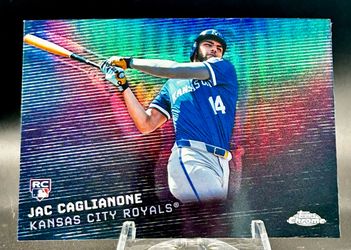 2026 Topps Chrome Jac Caglianone Static Noise SP RC Exclusive Royals #SN-14