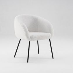 4 White Dining Chairs 
