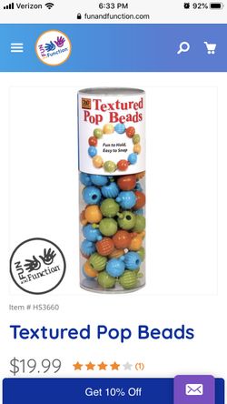 Toy | Textured Pop Beads