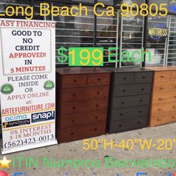 Chest 6 Drawers In Any Color New Jumbo SIZE-38W-20D-50H