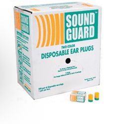 New dynamic Sound Guard 2 Color Foam Ear Plugs
