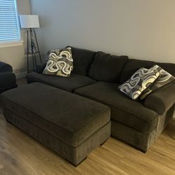 Couch, 3 Piece Set, Sofa, Ottoman, Love Seat