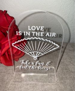 Wedding Fan Sign 🪭