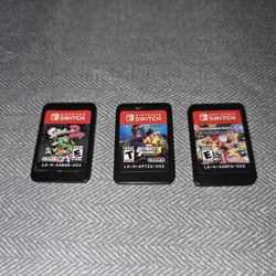 Nintendo Switch Mario Kart 8 Deluxe, Marvel Ultimate Alliance 3, Splatoon 2 Game
