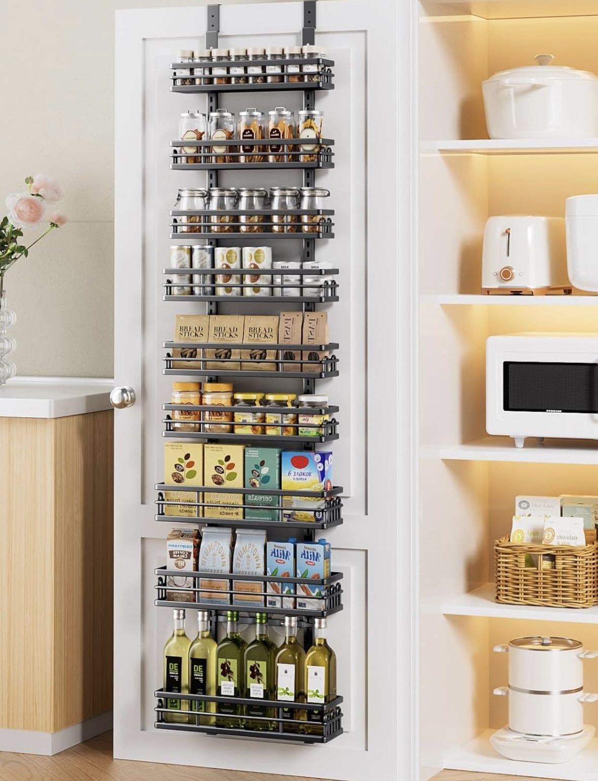 Brand New 9 Tier Over the Door Pantry Organizer