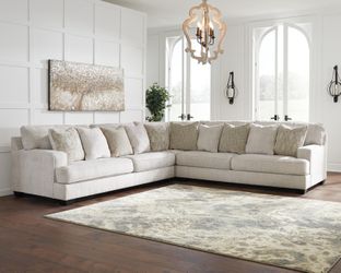 Rawcliffe Parchment 5-Piece Sectional