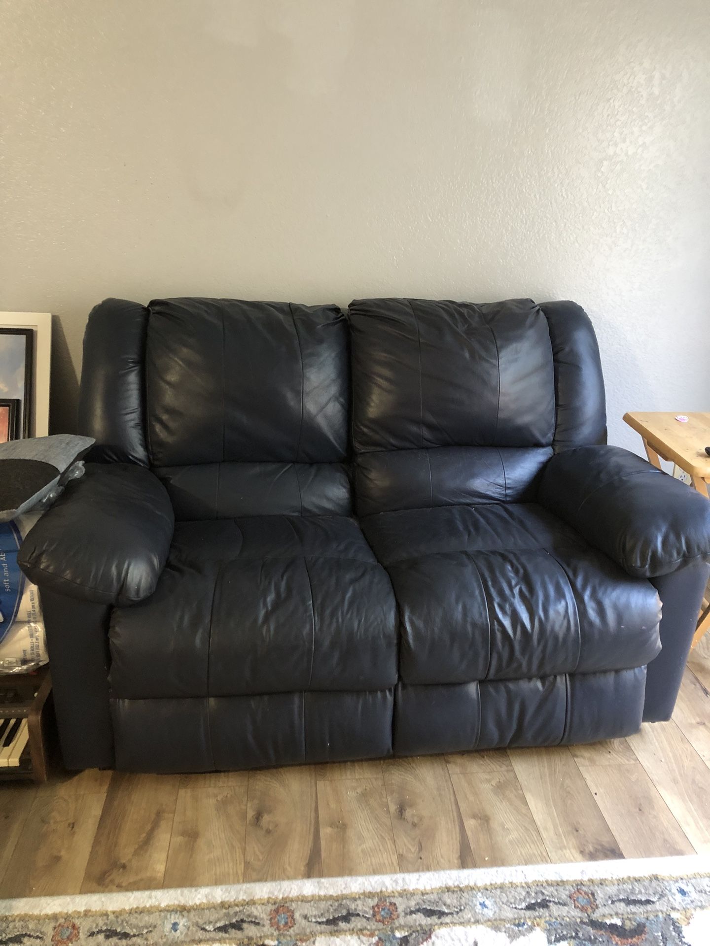 FREE Leather Recliner Love Seat
