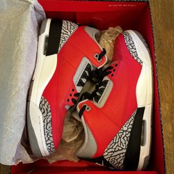 Jordan 3 ‘Red Cement’ Size 10
