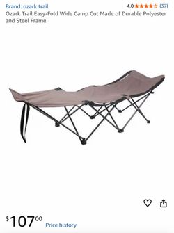 Easy-Fold Wide Camp Cot Ozark Trail