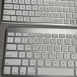 One Apple Keyboard   One Non Apple Keyboard 