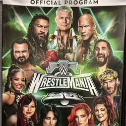 WrestleMania 40 Official Program