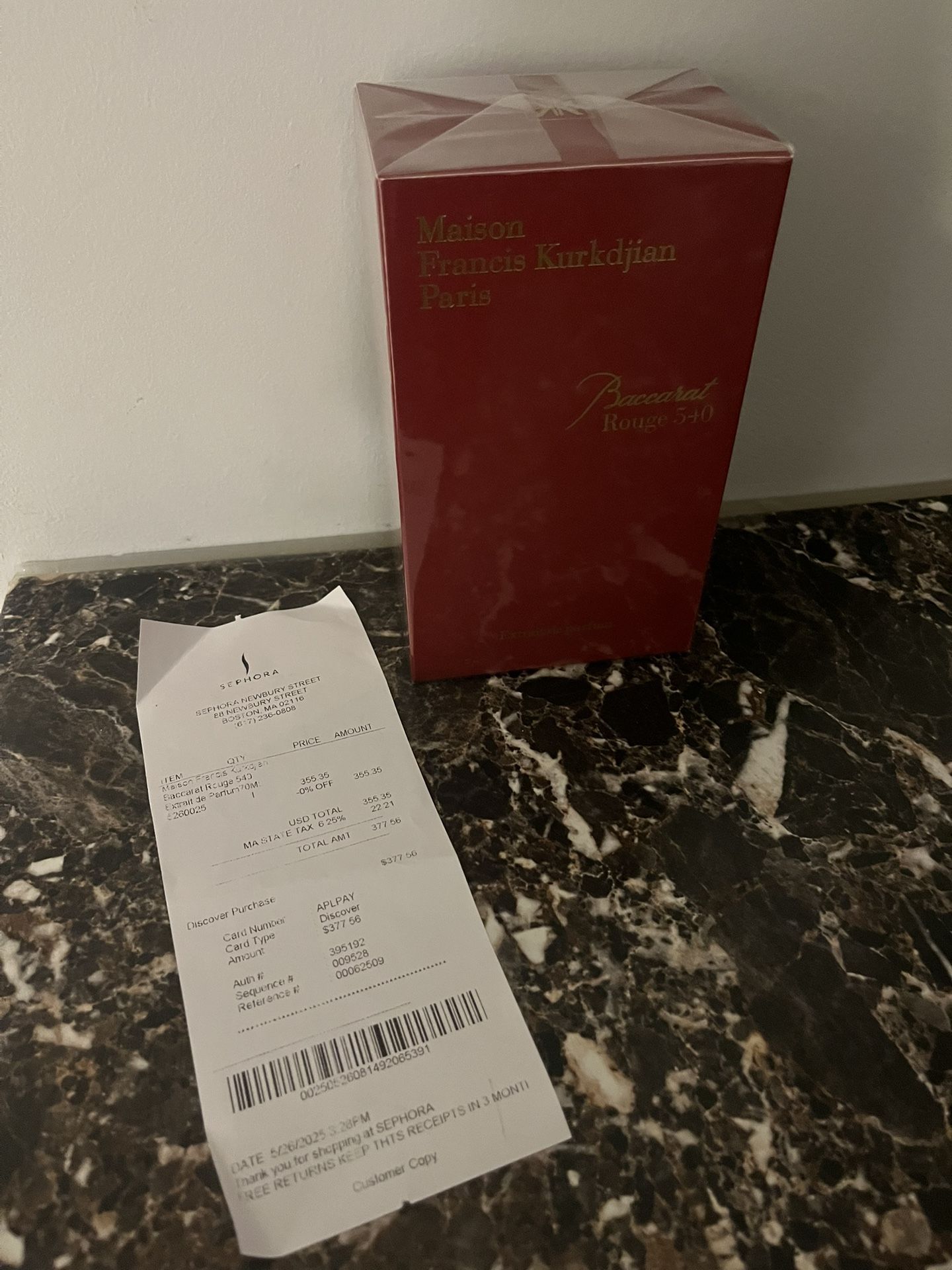 Baccarat 540 Cologne