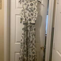 Beautiful Blue And White Dress 