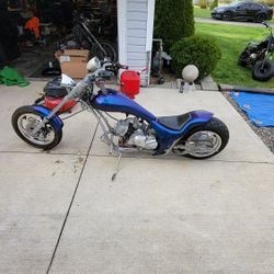 110cc Mini Chopper Comfortable For 6ft+ Rider