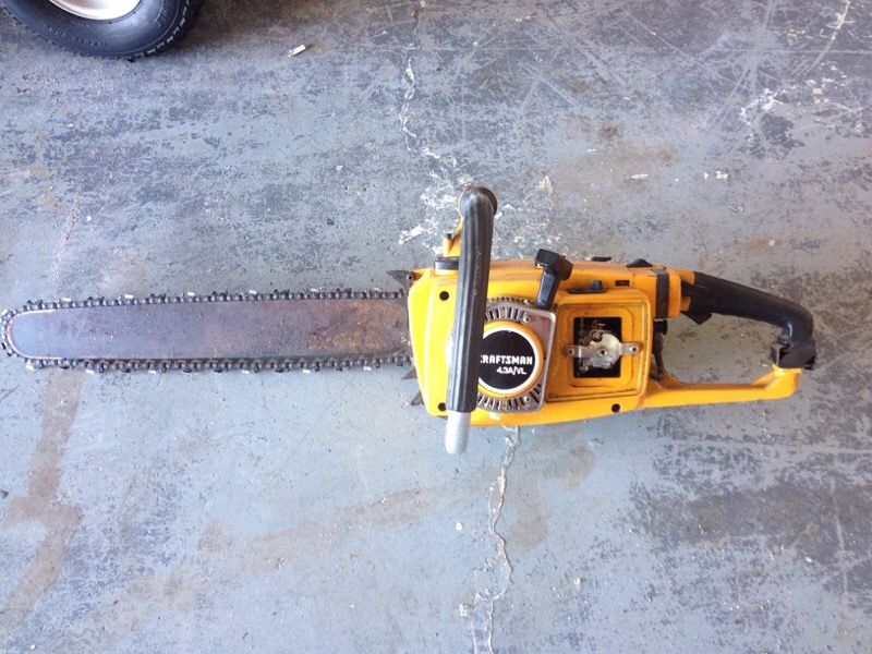 Craftsman 4.3 A/VL chainsaw