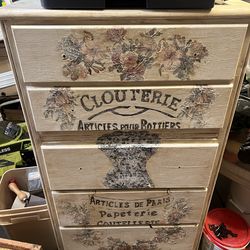 Dresser and bookshelf