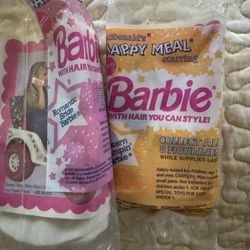 3 New 1992 ++Barbie Dolls Macdonald Toys As Pictured