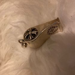 CHROME HEARTS Whistle Blower Pendant Chrome
