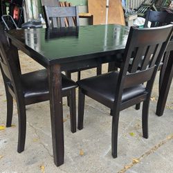 Dining Table 4 Chairs