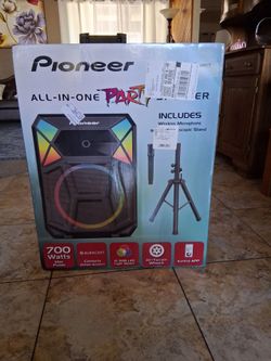 NEW Pioneer PSX615 700W 15” Party Speaker + Wireless Mic & Stand
