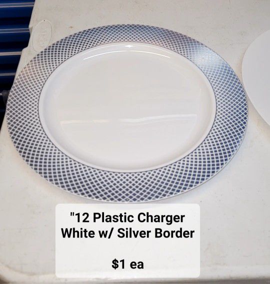 12" Charger Plates