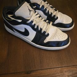 Men's Air Jordan Retro 1 Low Casual Shoes Size 13