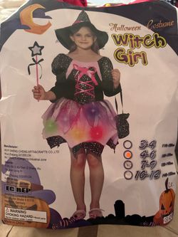 Witch girl costume