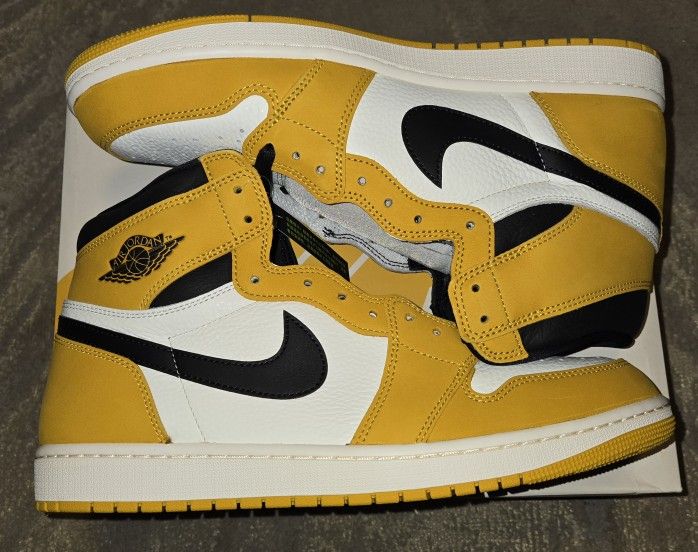 Jordan 1 High Yellow Ochre Sz 13M