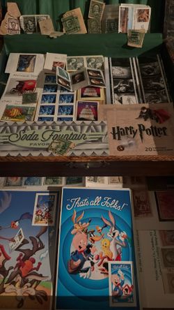 Very old stamps and new stamps