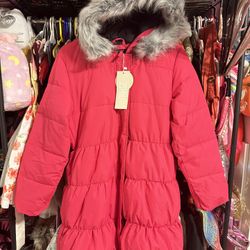 ZSHOU Hot Pink Jacket Coat For Girls Size 10-12 NEW 