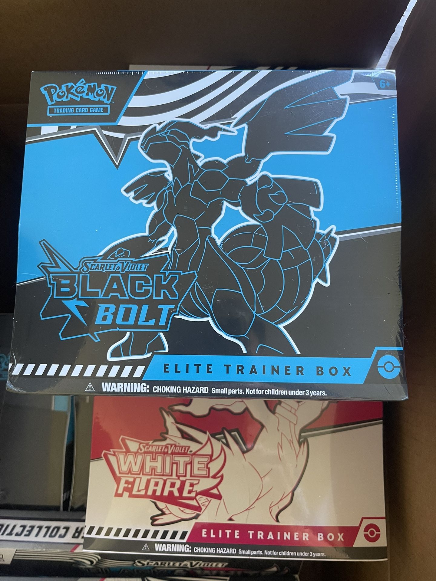 Black Bolt And White Flare Pokemon ETB