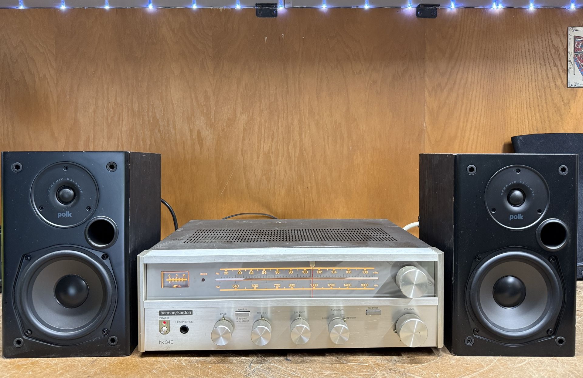 Vintage hk 340 stereo receiver
