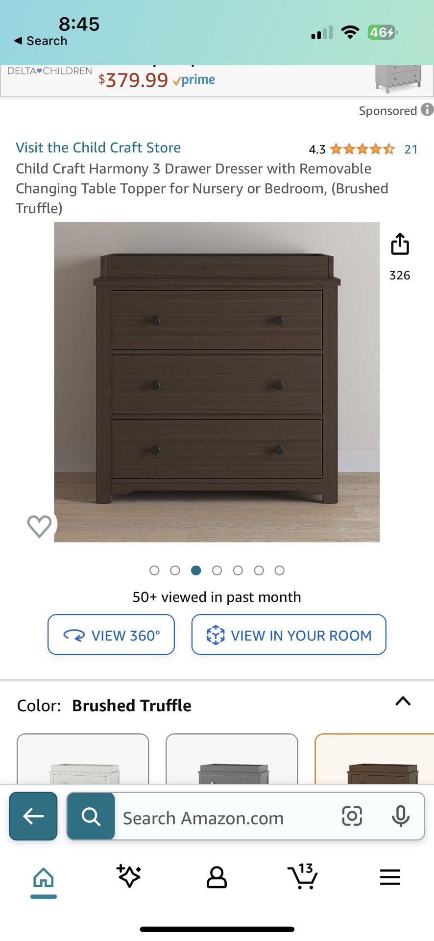 Dresser/Changing Table 