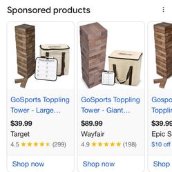 Go Sports Giant Jenga